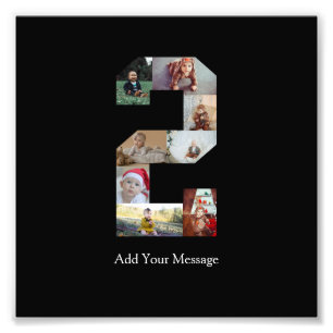 Schwarz-weiß-Foto-Collage Nummer 2 Fotodruck