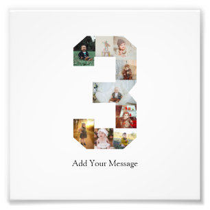 Schwarz-weiß-Foto-Collage Nummer 3 Fotodruck