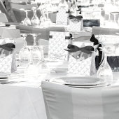 Schwarz-Weiß-Foto | Danke Hochzeit Geschenkschachtel