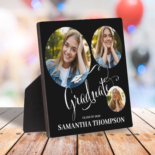 Schwarz-Weiß-Foto-Dekor Fotoplatte