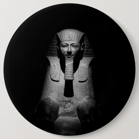 Schwarz-Weiß-Foto des Pharaoh-Königs Button (Vorderseite)