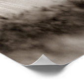 Schwarz-Weiß-Foto eines Cowboy Lassoing Horses Poster (Ecke)