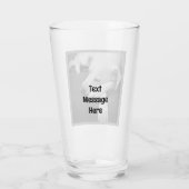 Schwarz-Weiß-Foto eines wunderschönen Hundeschlafe Glas (Rückseite)