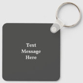 Schwarz-Weiß-Foto eines wunderschönen Hundeschlafe Schlüsselanhänger (Rückseite)