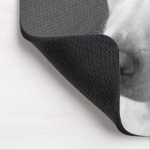 Schwarz-Weiß-Foto eines wunderschönen, seelenvolle Mousepad (Ecke)