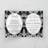 Schwarz-Weiß-Foto Einladung (Innenseite)