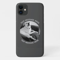 Schwarz-Weiß-Foto für die Meldung von Dog-Text