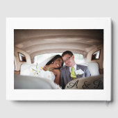 Schwarz-Weiß-Foto Gästebuch (Rückseite)