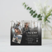 Schwarz-Weiß-Foto-Haushalt Abschluss (Stehend Vorderseite)