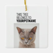 Schwarz-Weiß-Foto Keramikornament (Vorderseite)