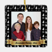 Schwarz-Weiß-Foto Keramikornament (Vorderseite)