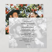 Schwarz-Weiß-Foto-Landschaft (Vorne/Hinten)