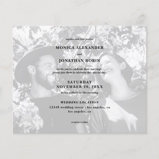 Schwarz-Weiß-Foto-Landschaft (Vorderseite)