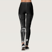 Schwarz-Weiß-Foto-Leggings Leggings (Rückseite)