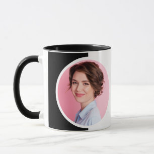 Schwarz-Weiß-Foto MUA Eleganter Kaffee Tasse