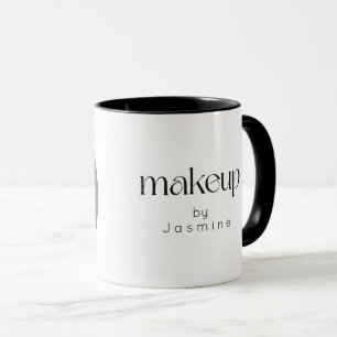 Schwarz-Weiß-Foto MUA Eleganter Kaffee Tasse