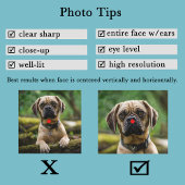 Schwarz-Weiß-Foto nach Maß für Mama Hund Schürze