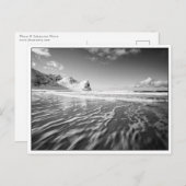 Schwarz-Weiß-Foto Postkarte (Vorne/Hinten)