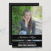 Schwarz-Weiß-Foto Trunk-Party Einladung (Vorne/Hinten)