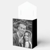 Schwarz-Weiß-Foto Vielen Dank, dass Sie Schwarze H Geschenkschachtel (Geöffnet)