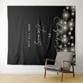 Schwarz-Weiß-Foto Wandteppich (Beispiel (Horizontal))