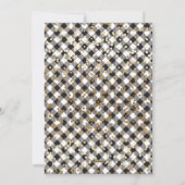 Schwarz-Weiß-Foto-Weihnachtskarte Feiertagskarte (Rückseite)