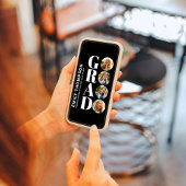 Schwarz-Weiß-FotoCollage für Graduate Einladung