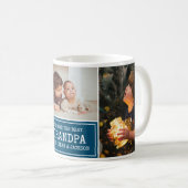 Schwarz-Weiß-FotoCollage für Opa Kaffeetasse (VorderseiteRechts)