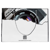 Schwarz-Weiß-Fotografen Vielen Dank Große Geschenktüte (Rückseite)