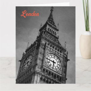 Schwarz-Weiß-Fotografie Big Ben Europa Reise Kunst Karte