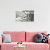 Schwarz-Weiß-Fotografie-Calm auf der Leinwand (Insitu (Wohnzimmer))
