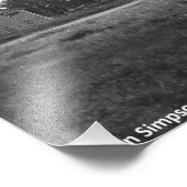 Schwarz-Weiß-Fotografie im alten Haus Fotodruck (Ecke)