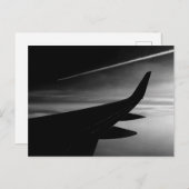 Schwarz-Weiß-Fotografie Postkarte (Vorne/Hinten)