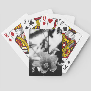 Schwarz-Weiß-Fotografie Spielkarten