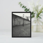 Schwarz-Weiß-Fotografie von Paris Lamp Post Postkarte (Stehend Vorderseite)