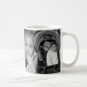 Schwarz-Weiß-Fotos personalisiert Kaffeetasse