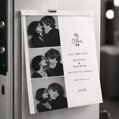 Schwarz-Weiß-Fotostreifen Save-the-Date Save The Date