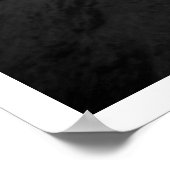 Schwarz-Weiß-Frau in der Wasserfotografie Poster (Ecke)