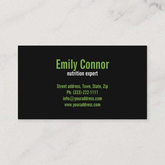 Schwarz-Weiß-Frauenprofil Grüne Karte Gesundheitsw (Rückseite)