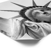 Schwarz-Weiß-Freiheitsstatue Fotodruck (Ecke)