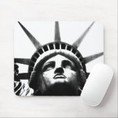 Schwarz-Weiß-Freiheitsstatue Mousepad (Mit Mouse)