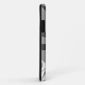 Schwarz-Weiß-Freiheitsstatue New York Case-Mate iPhone Hülle (Hinten/Rechts)