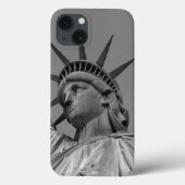 Schwarz-Weiß-Freiheitsstatue New York Case-Mate iPhone Hülle (Rückseite)