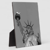 Schwarz-Weiß-Freiheitsstatue New York Fotoplatte (Seite)