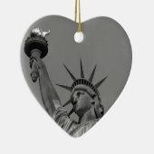 Schwarz-Weiß-Freiheitsstatue New York Keramik Ornament (Rechts)