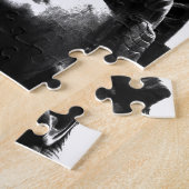 Schwarz-Weiß-Freiheitsstatue Puzzle (Seite)