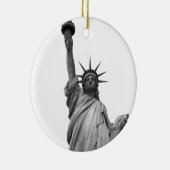 Schwarz-Weiß-Freiheitsstatue Weihnachtsschmuck (Rechts)