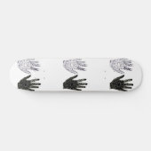Schwarz-Weiß-Freundschaft Skateboard (Horizontal)