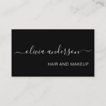 Schwarz-Weiß-Friseur Makeup-Salon