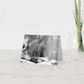 Schwarz-Weiß-Frozen-Wasserfall (Vorderseite)